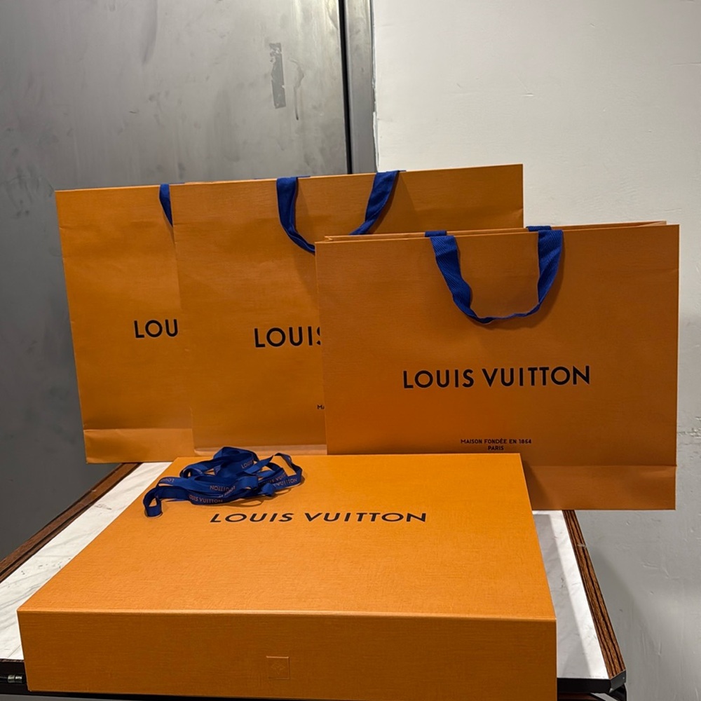 Louis Vuitton Shopping Bag & Box (all for $110)